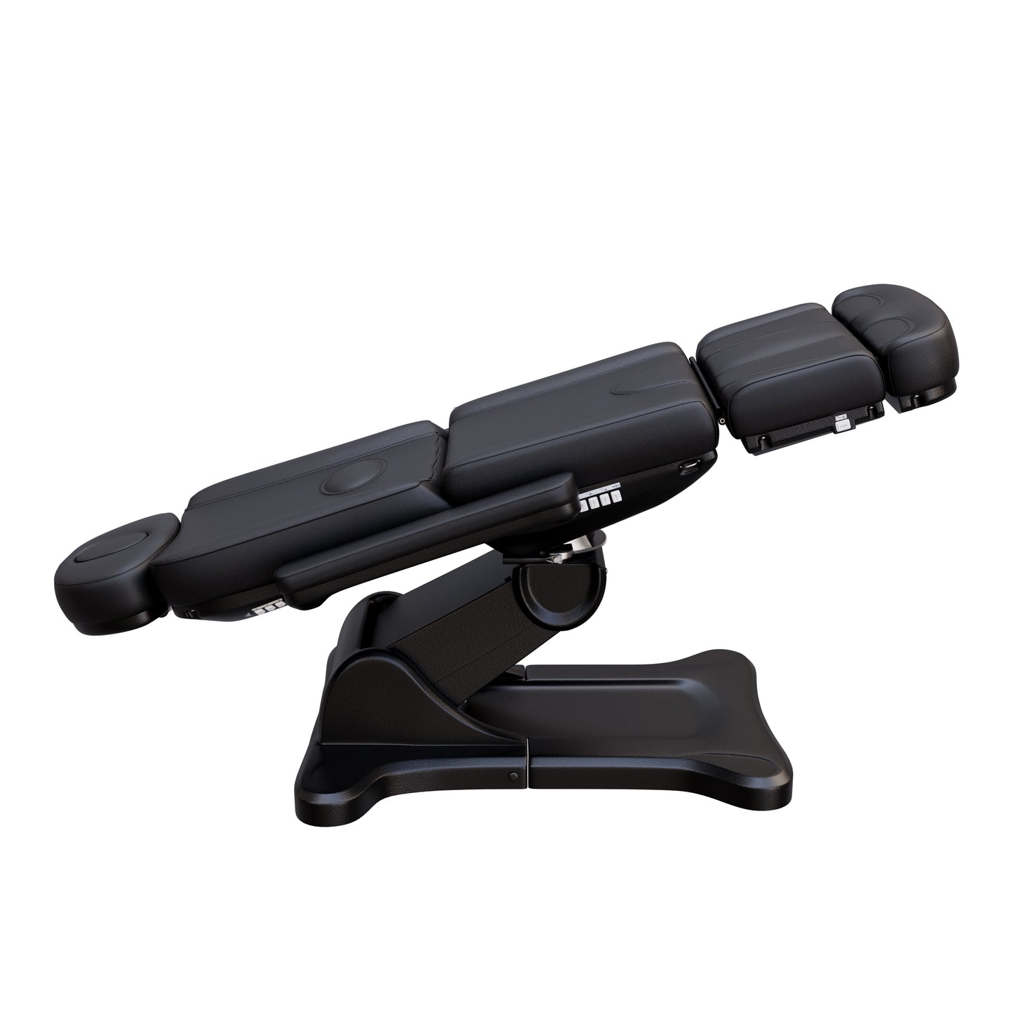 Spa Numa SWIVEL fully electric treatment chair with 4 motors, 240-degree rotation, vegan leather upholstery, extendable headrest and footrest, reversible armrests, and Trendelenburg position for medical, esthetic, and surgical procedures.