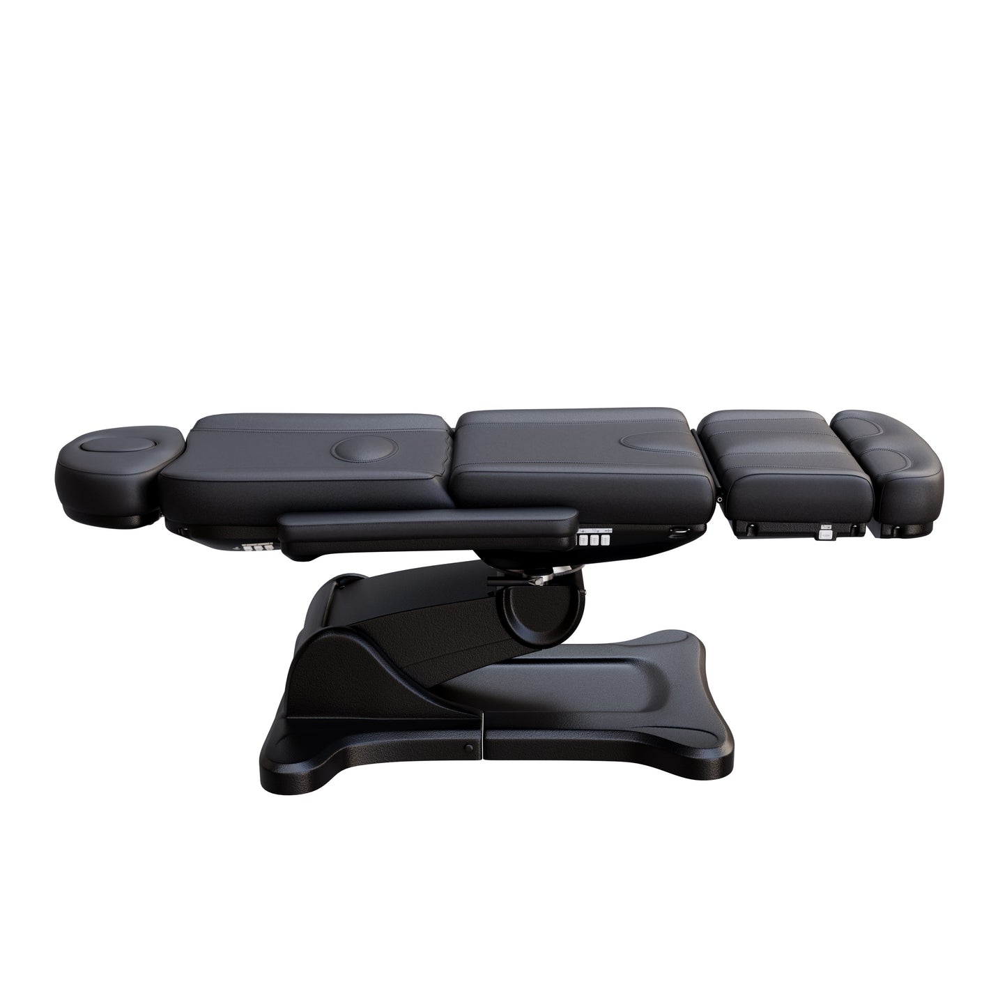 Spa Numa SWIVEL fully electric treatment chair with 4 motors, 240-degree rotation, vegan leather upholstery, extendable headrest and footrest, reversible armrests, and Trendelenburg position for medical, esthetic, and surgical procedures.