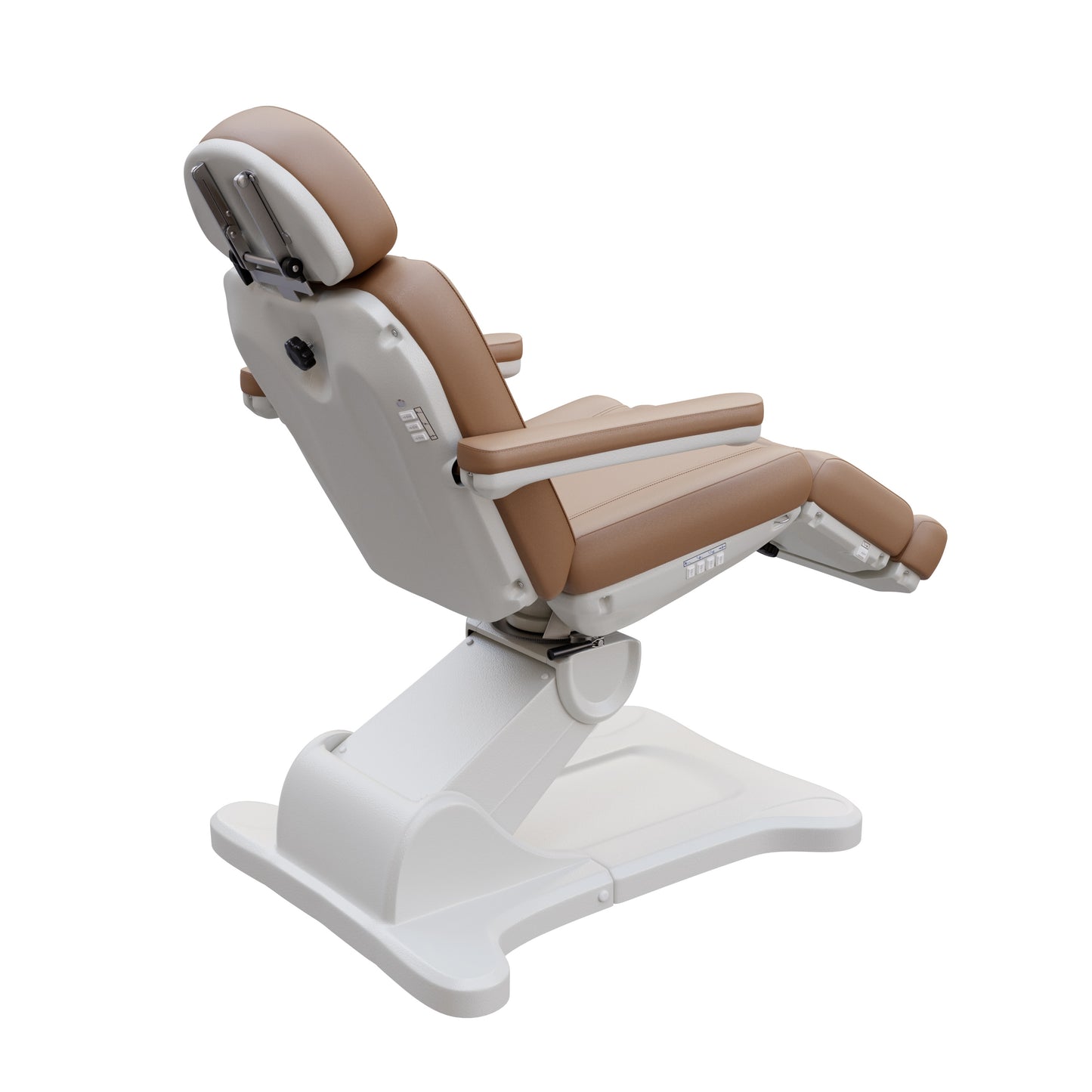 Spa Numa SWIVEL 4-motor electric treatment chair with 240° rotation, vegan leather upholstery, Trendelenburg positioning, and adjustable headrest for med spa and surgical procedures.
