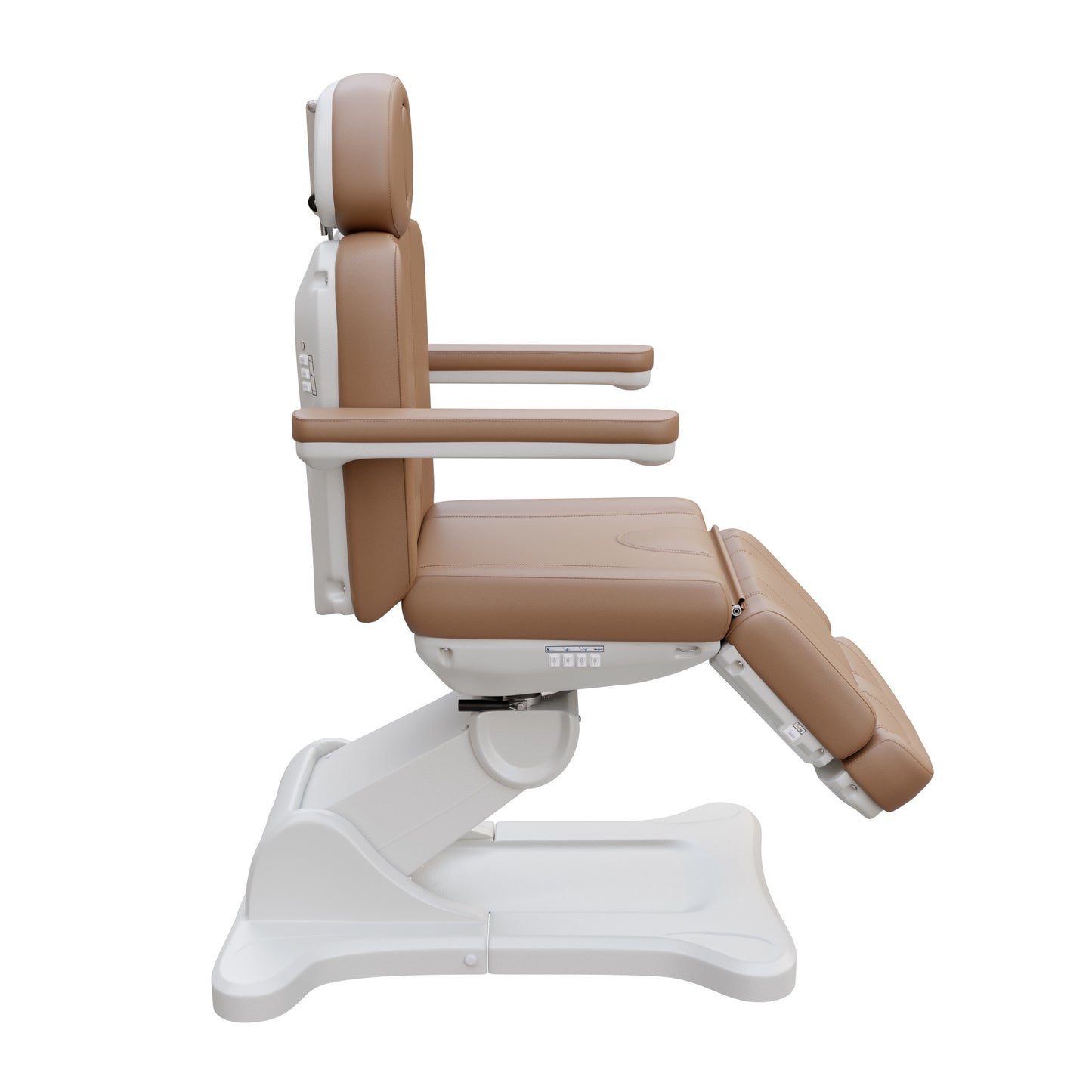 Spa Numa SWIVEL 4-motor electric treatment chair with 240° rotation, vegan leather upholstery, Trendelenburg positioning, and adjustable headrest for med spa and surgical procedures.