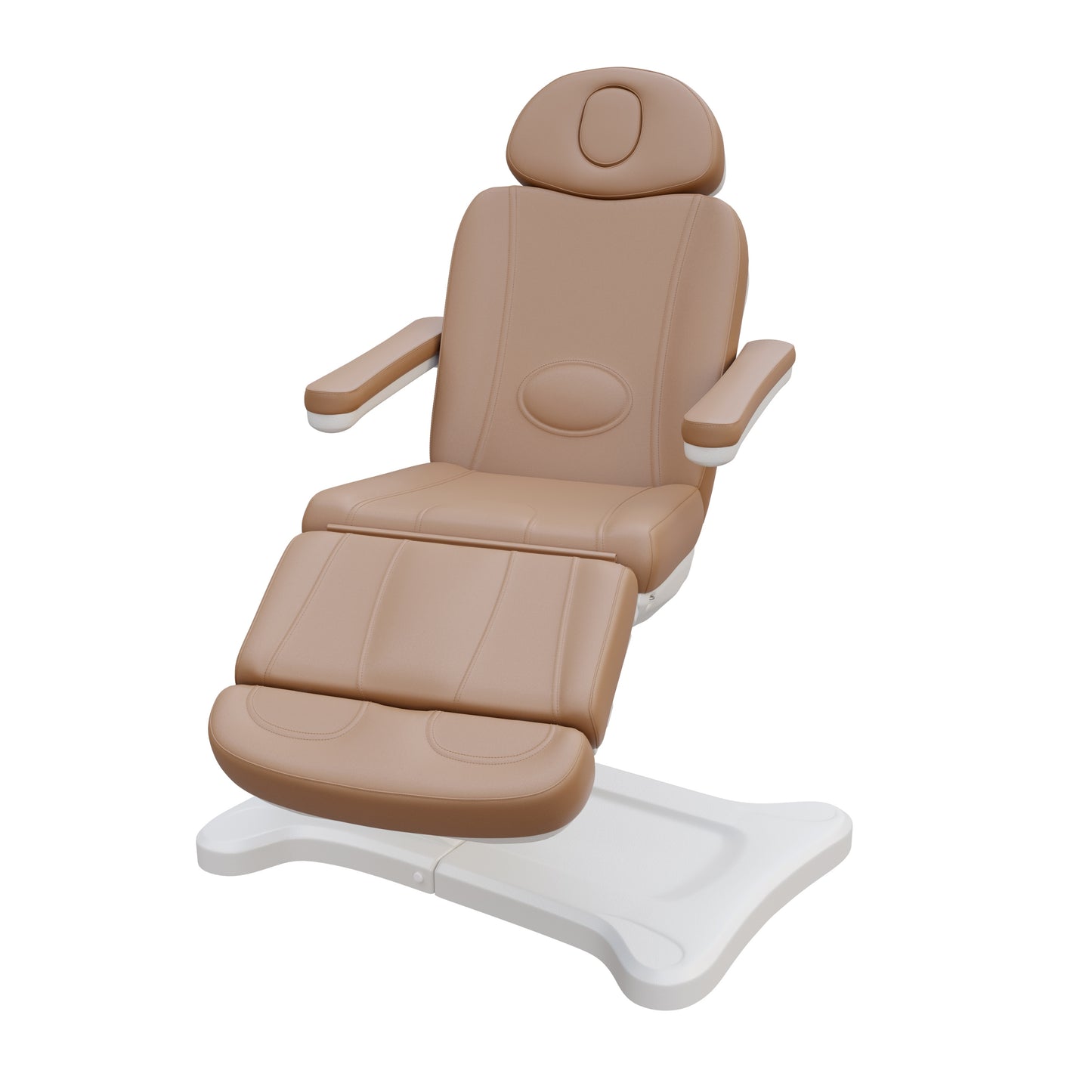 Spa Numa SWIVEL 4-motor electric treatment chair with 240° rotation, vegan leather upholstery, Trendelenburg positioning, and adjustable headrest for med spa and surgical procedures.