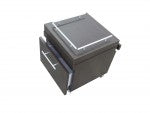 Compact PediStool with drawer for spa technicians by TouchAmerica