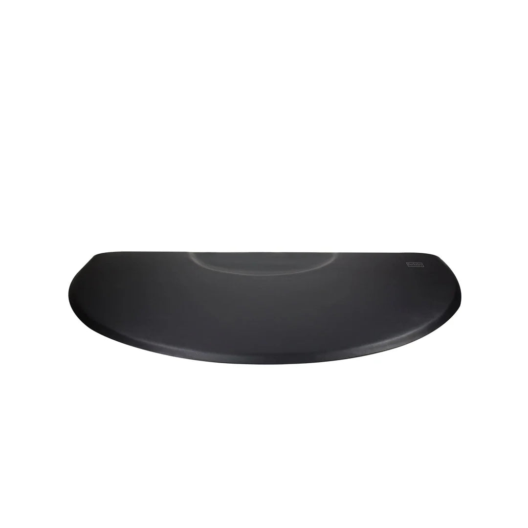AYC Deluxe Half Circle Salon Mat 3x5 anti-fatigue floor mat with supportive padding, slip-resistant surface, and professional salon use