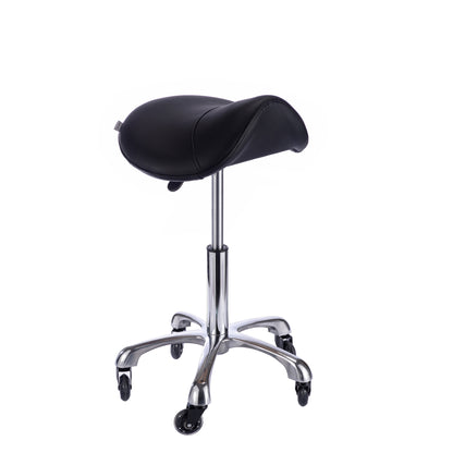 SPA NUMA Saddle Stool with Metal Base - USA-1022A-Black