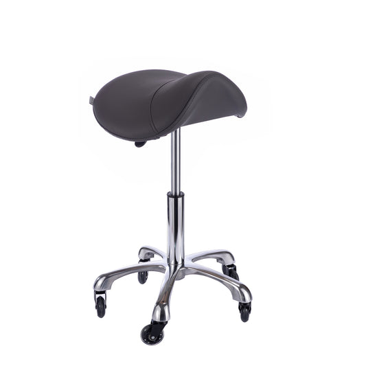 SPA NUMA Saddle Stool with Metal Base - USA-1022A-Gray