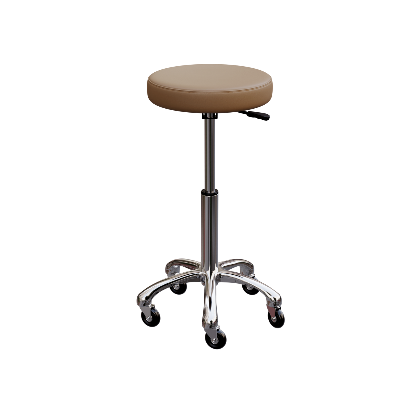 Spa Numa BUTTON Stool in Sand with Metal Base - 1023A