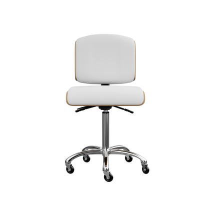 Spa Numa BENTLEY Luxury Beauty Esthetician Stool - 1071 - White