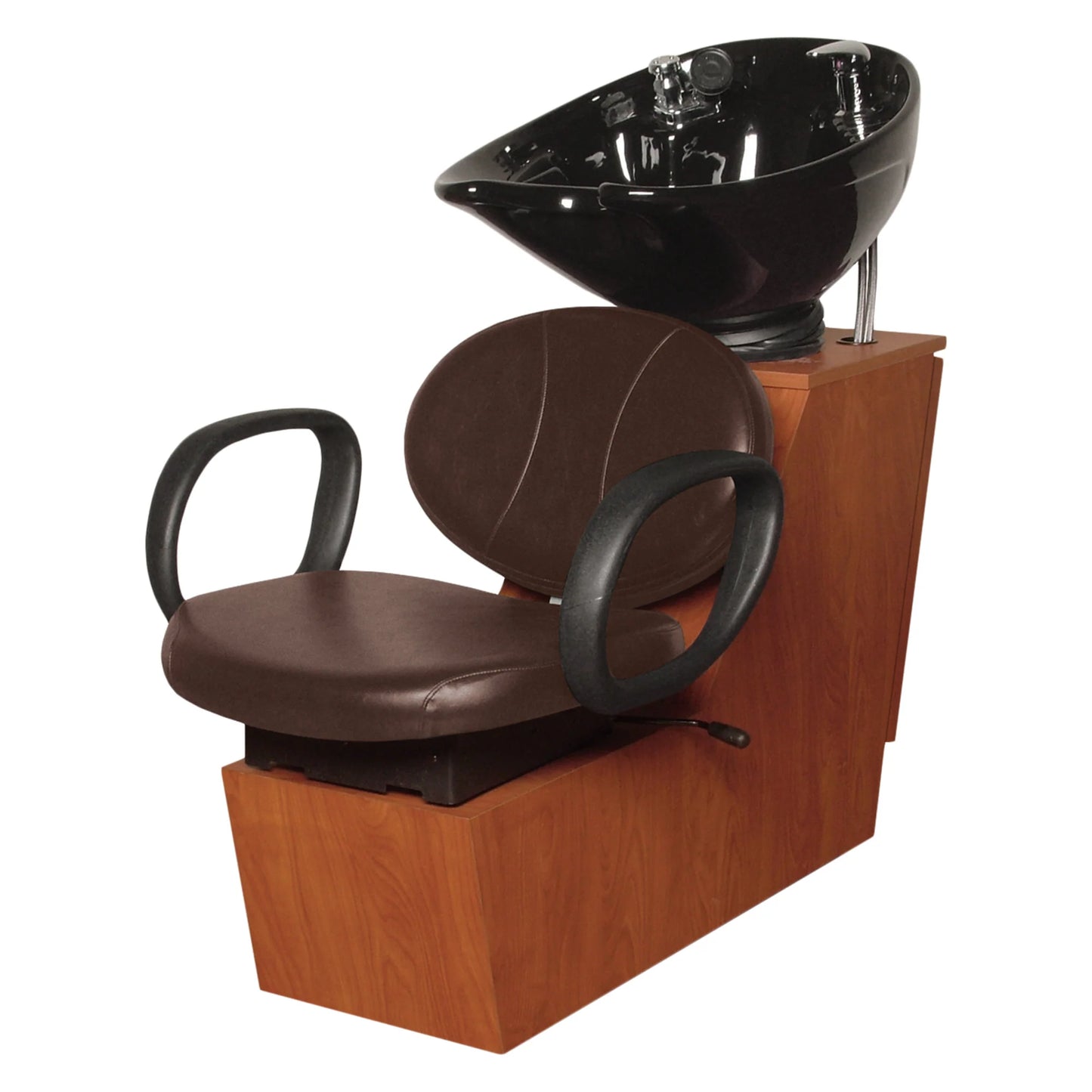 Collins Berra backwash shuttle designed to pair seamlessly with shampoo chairs for efficient salon backwash setups.