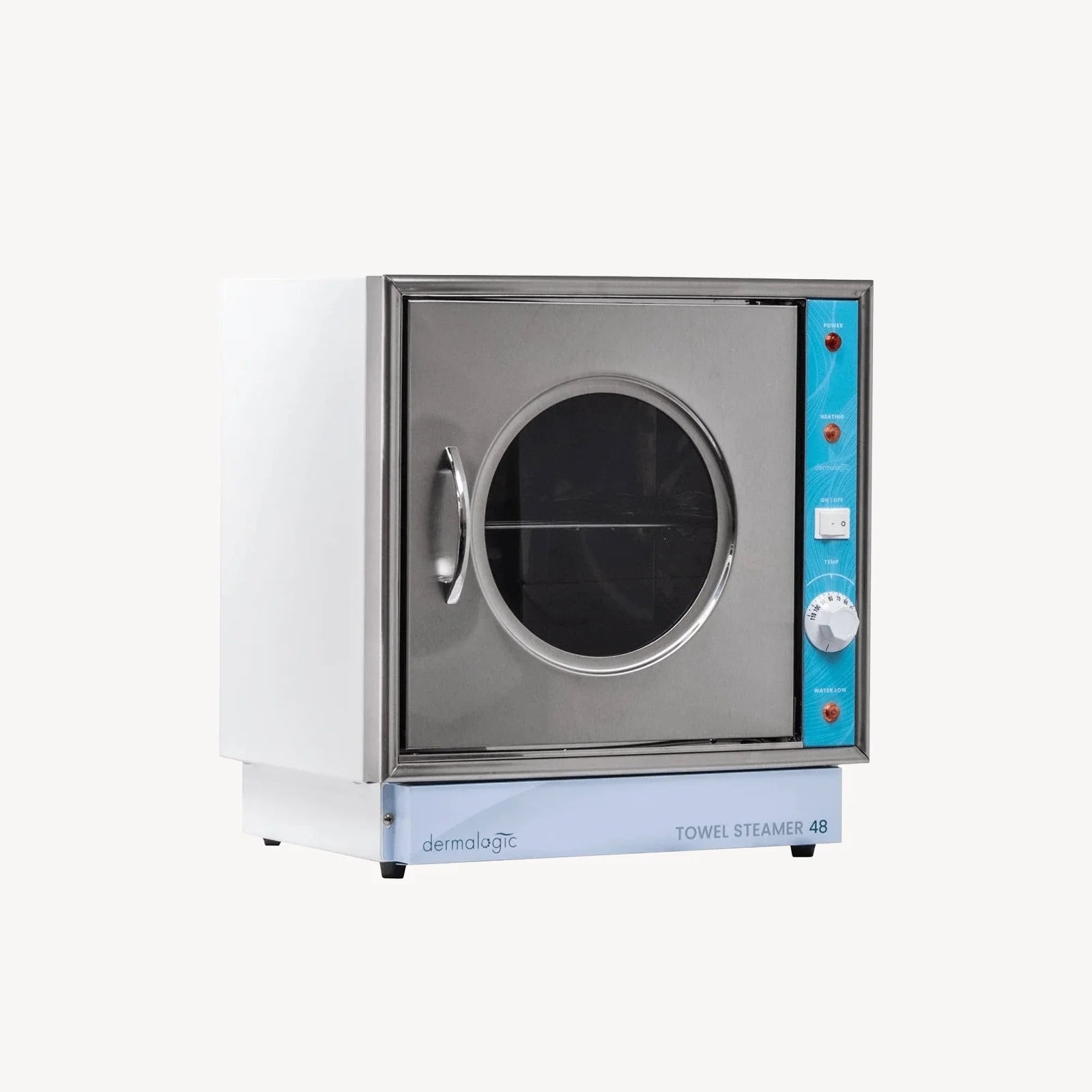 Professional 48-towel steamer by AYC Dermalogic for salons and spas