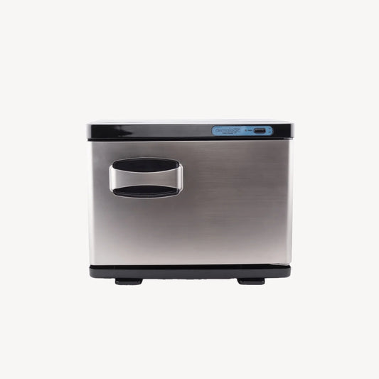 AYC Dermalogic 8L Stainless Steel Towel Warmer for Spa and Salon Use – Compact Hot Towel Cabinet