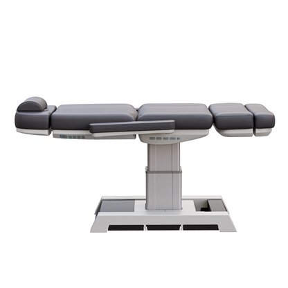 Spa Numa NEW MEDICI Heavy Duty Medical Grade Pedestal 4-Motor Treatment Chair - 2218BN - Gray