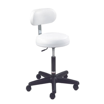 Equipro round air-lift stool with adjustable height