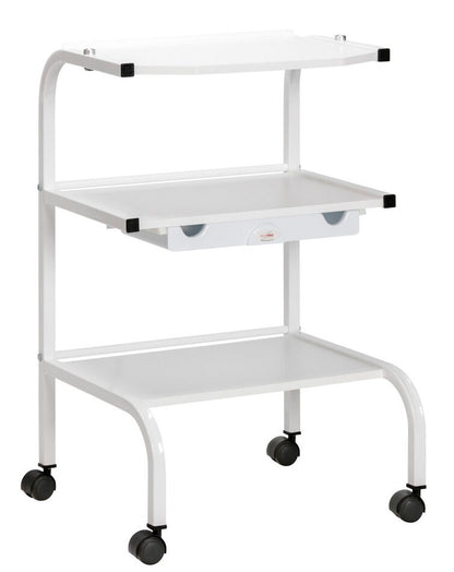 Equipro TS-3 Deluxe Trolley Table with three shelves for spa equipment