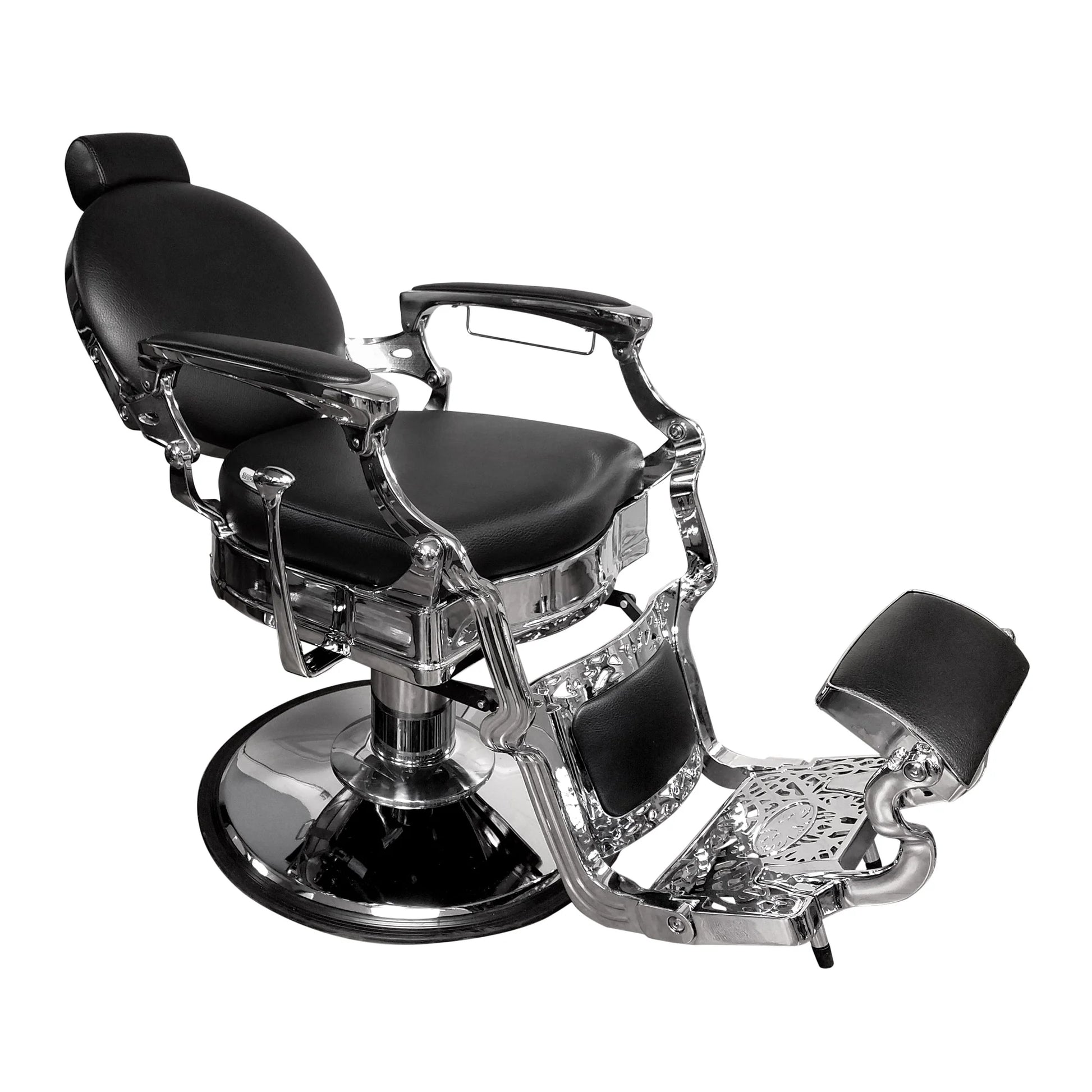Collins Princeton barber chair featuring a classic barbershop design and professional finish.