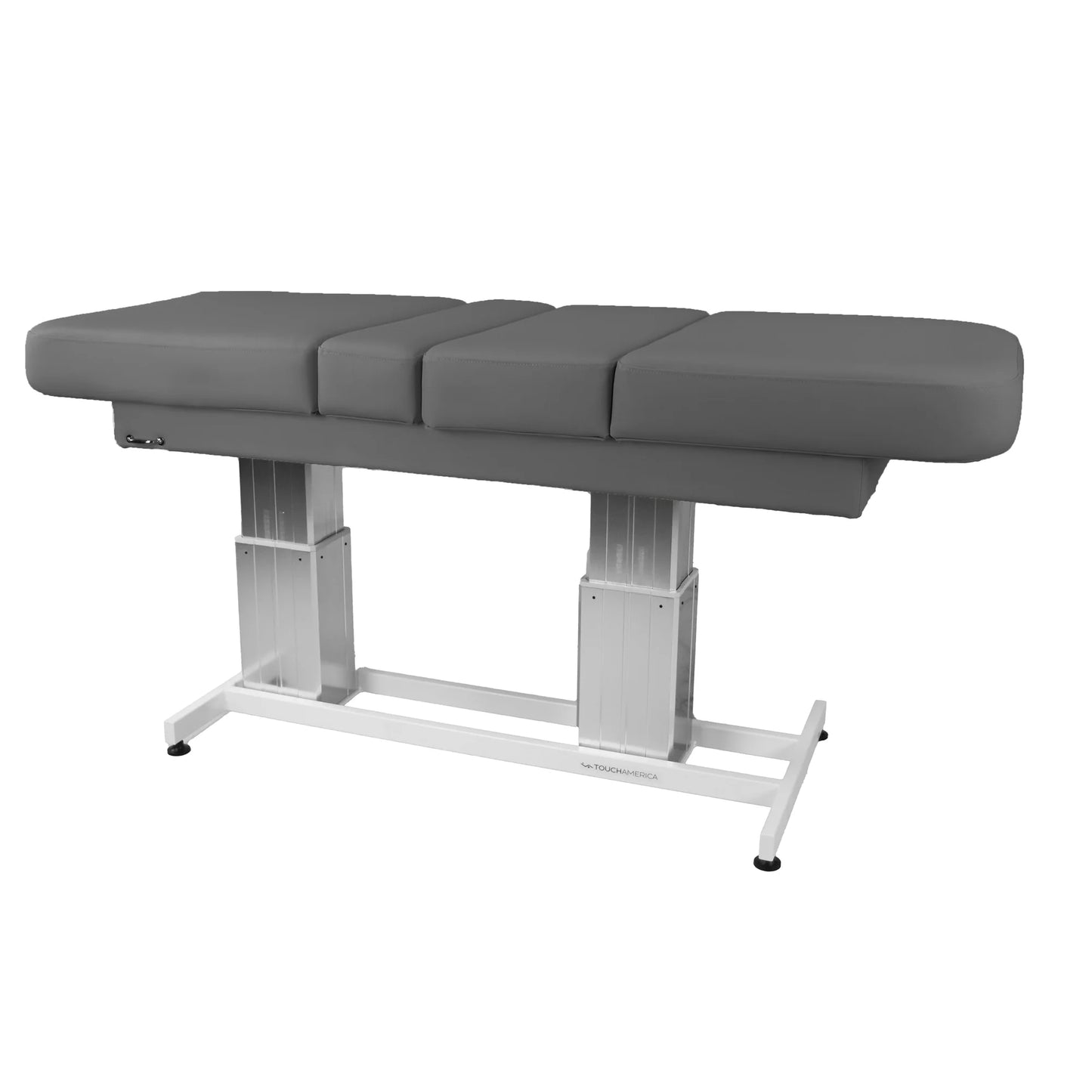Durable wellness treatment table with dual pedestal support, TouchAmerica Atlas Classic
