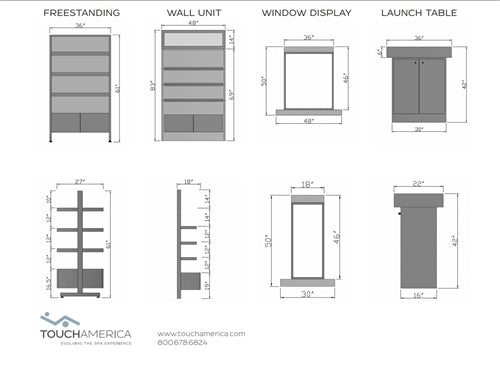 TouchAmerica Bentley 48" Window Display
