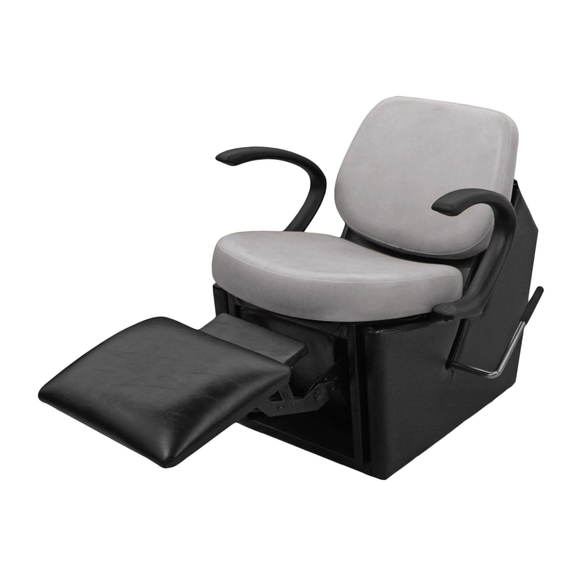 Front-facing Collins Massey 59 Electric Shampoo Chair featuring durable construction, smooth electric recline, and salon-grade comfort.