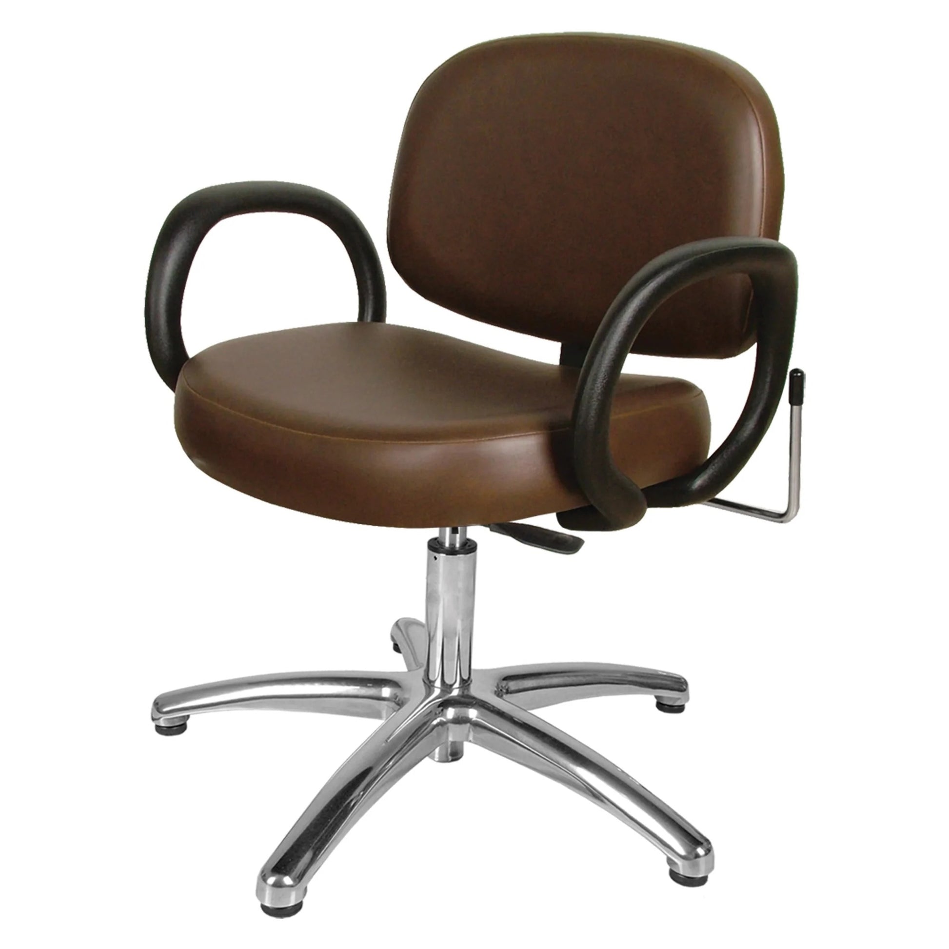Collins Kiva shampoo chair with lever control and a clean, modern appearance.
