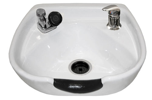 Collins Wall-Mounted Porcelain Shampoo Bowl