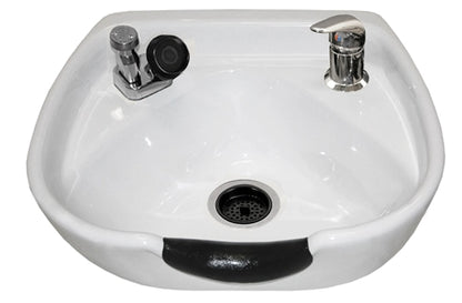 Collins Wall-Mounted Porcelain Shampoo Bowl