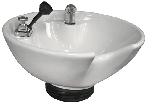 Collins Round Tilting Porcelain Shampoo Bowl