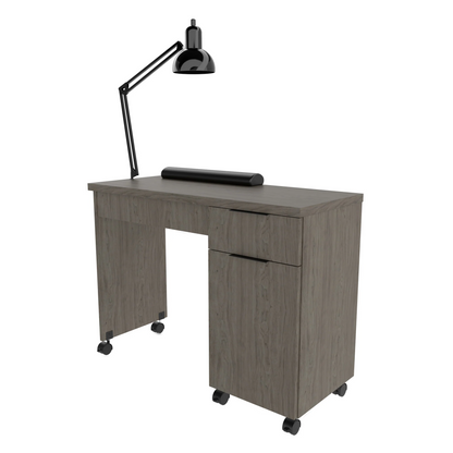 Collins Essential nail table featuring a clean, professional salon design.