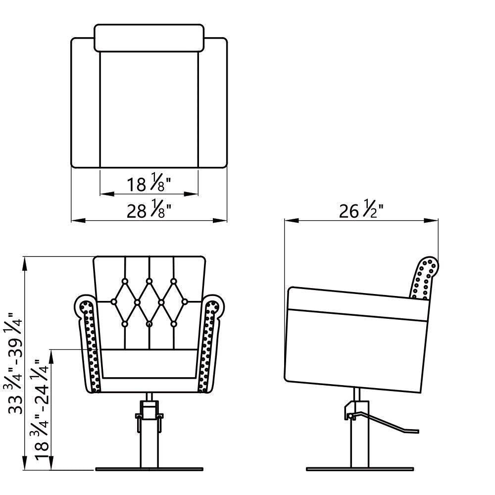 DIIR Leo Styling Chair - DIIR-1852