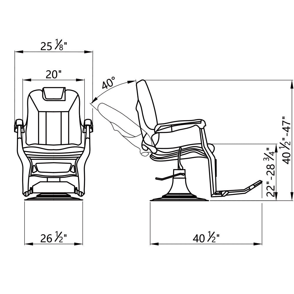 DIIR Esmi Barber Chair - DIIR-2112