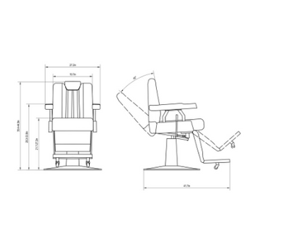 DIIR Jessy Barber Chair - DIIR-2116
