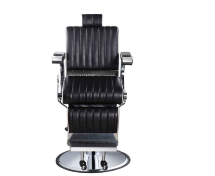 Classic Belgrano barber chair with timeless design details and durable construction for professional barbershops.