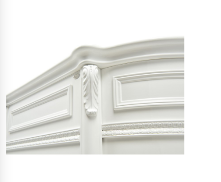 Vintage Revival reception desk featuring decorative detailing and subtle LED lighting for a warm, inviting front desk.