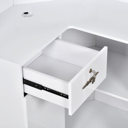 DIIR Valencia LED Reception Desk - Combination - DIIR-4516