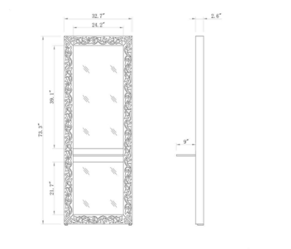 DIIR LED Lighting Capri Styling Station - DIIR-6912
