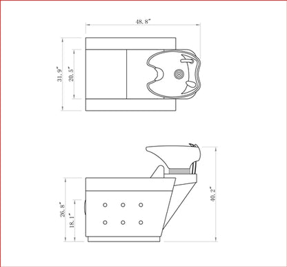 DIIR Ron Massage Backwash Unit - DIIR-7067