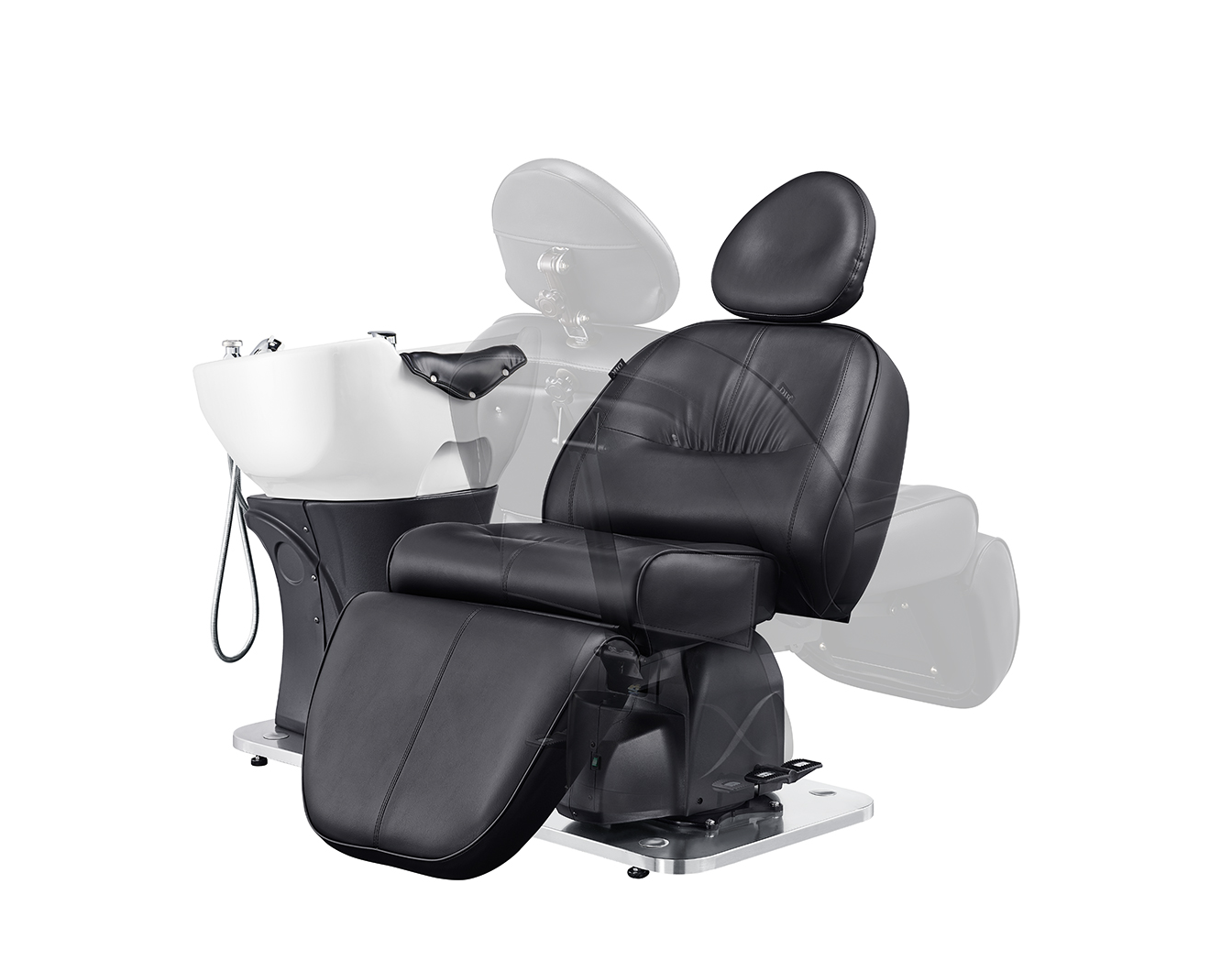 DIIR Maxi Full Recline Shampoo Unit with Rotating Seat - DIIR-7113