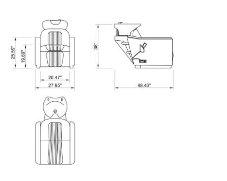 DIIR Pine Massage Backwash Unit - DIIR-7777