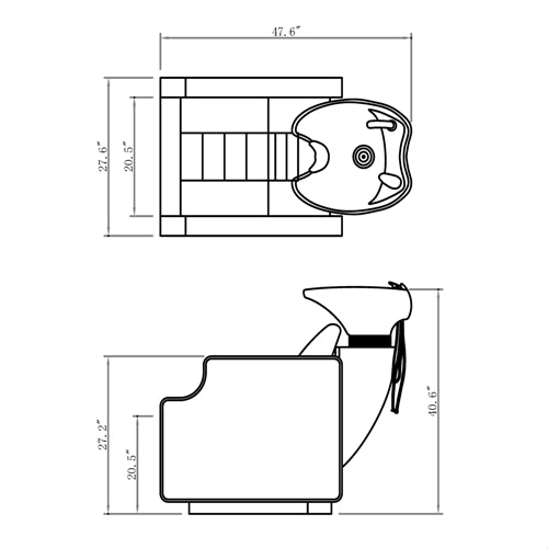 DIIR Adri Full Body Massage Backwash Unit - DIIR-7888