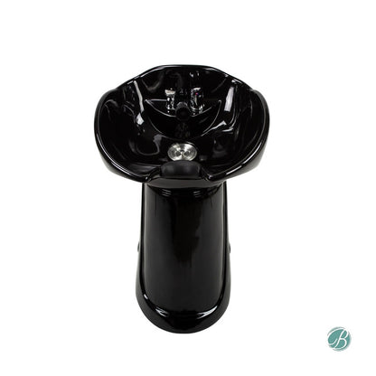 AYC Olympia Pedestal Shampoo Station - DON-SMPO-234-BLK-KIT