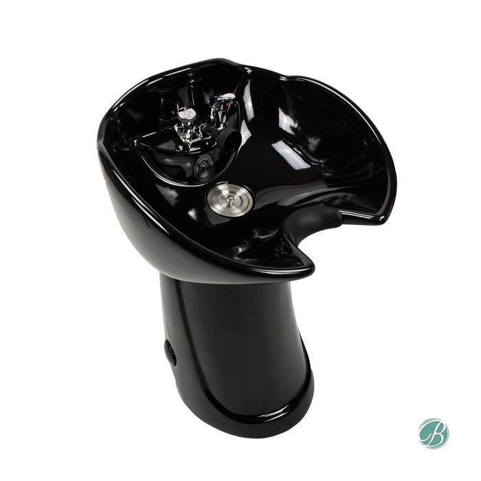 AYC Olympia Pedestal Shampoo Station - DON-SMPO-234-BLK-KIT