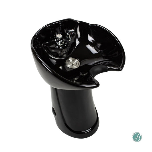 AYC Olympia Pedestal Shampoo Station with ceramic bowl for salon hair washing