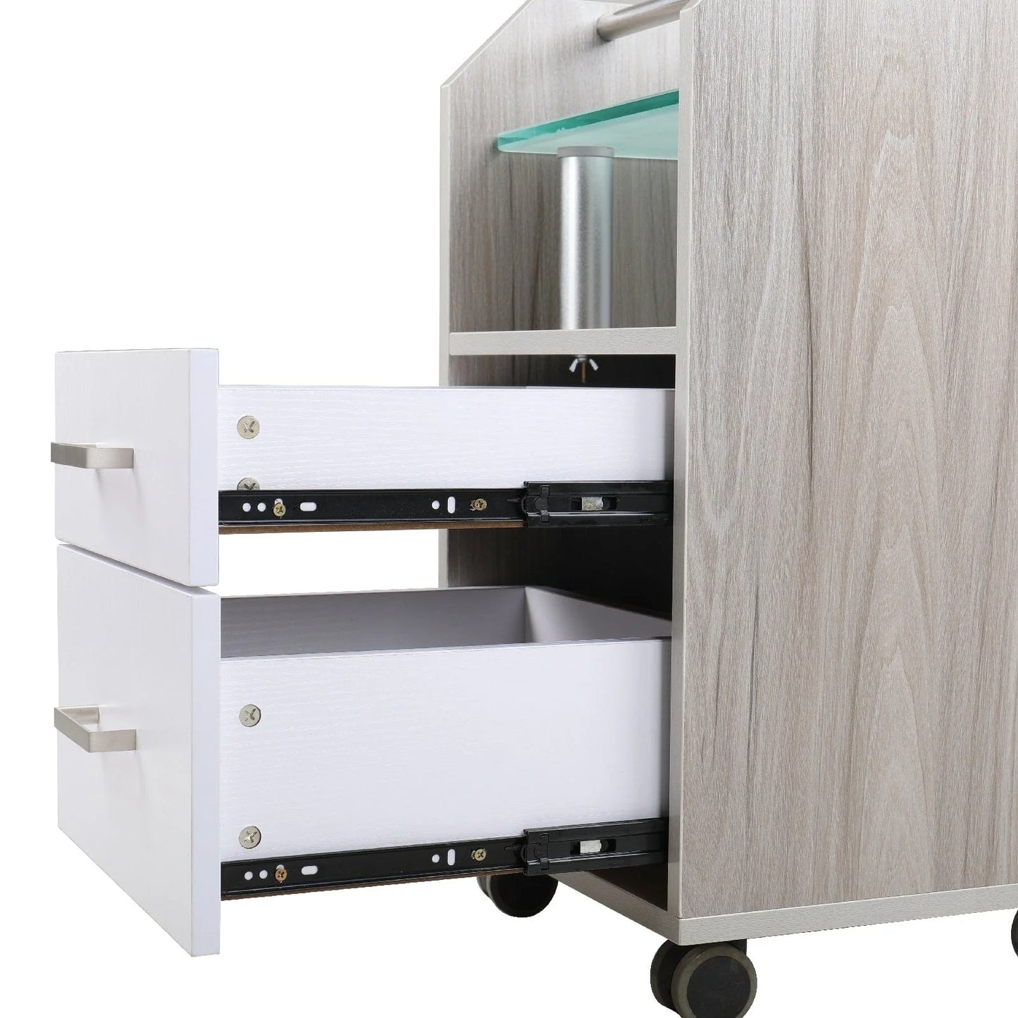 Portable AYC Glasglow pedicure trolley ideal for nail salons and spa treatments
