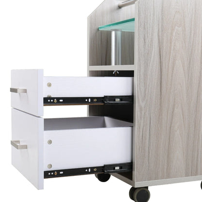 Portable AYC Glasglow pedicure trolley ideal for nail salons and spa treatments