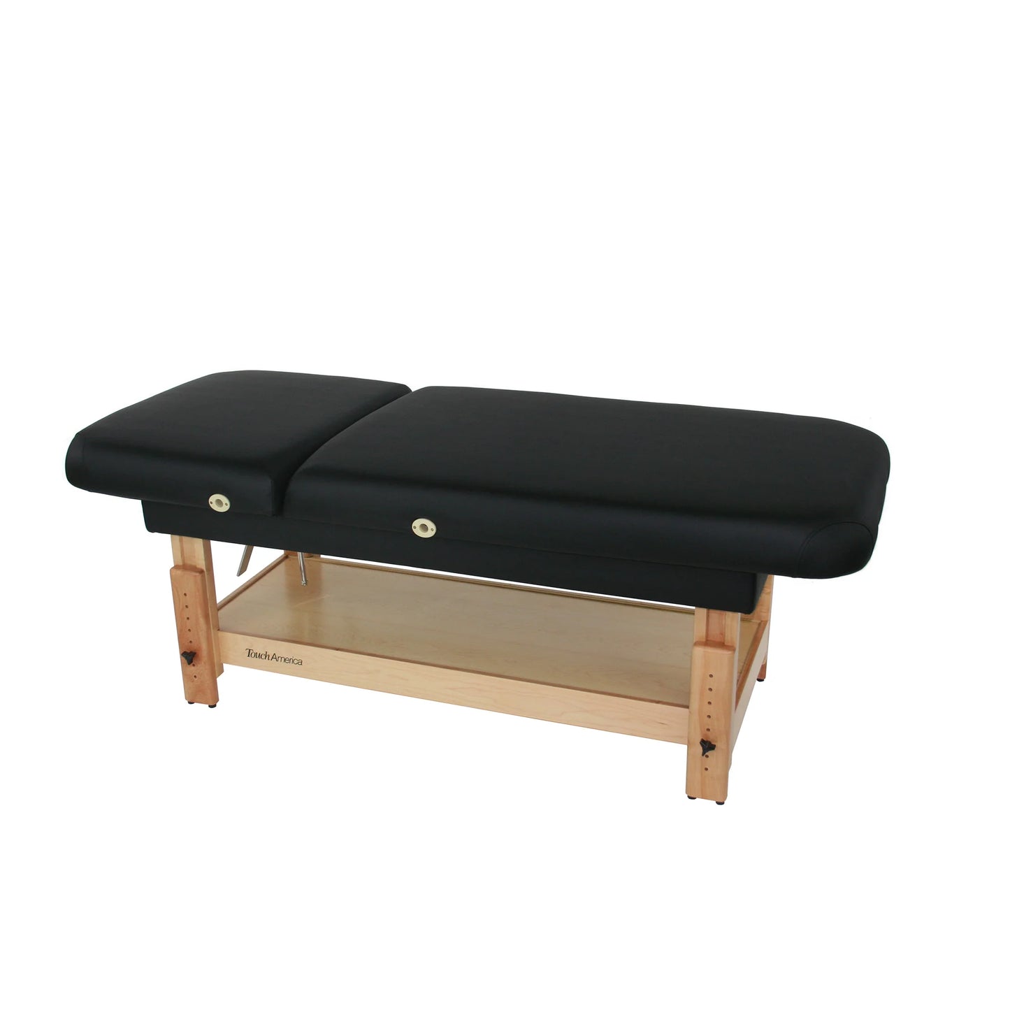Professional stationary treatment table with adjustable comfort by TouchAmerica