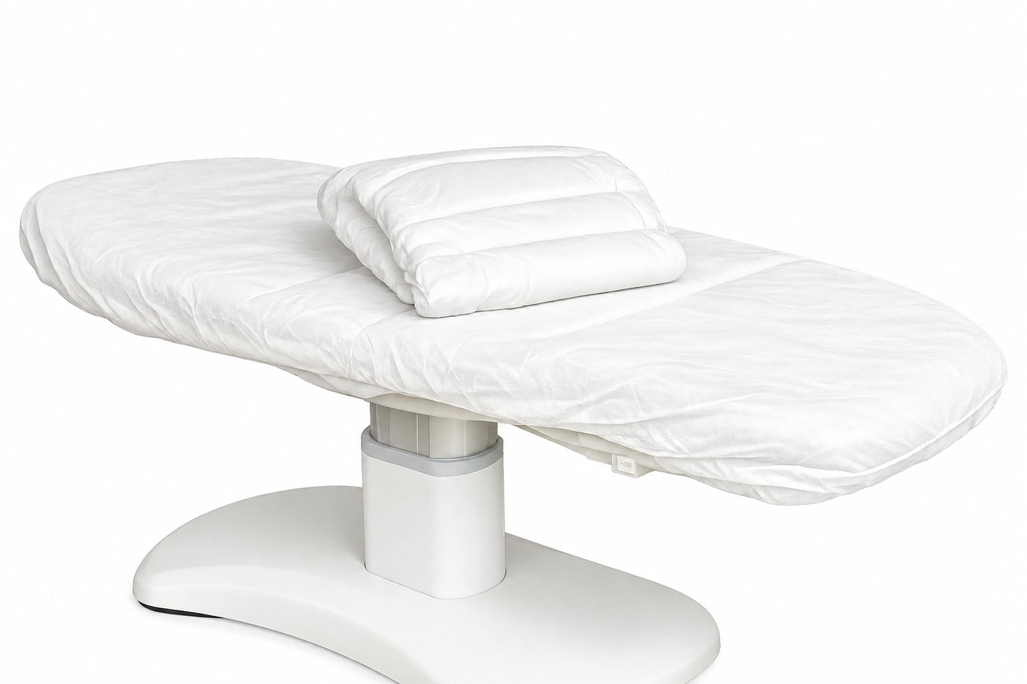 disposable fitted bed sheet on treatment chair spa massage table full coverage