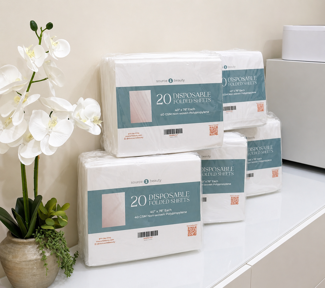 disposable covers stacked non woven spa medical use
