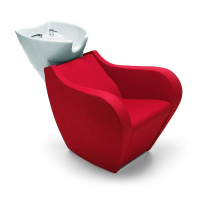 Compact salon backwash chair for professional shampoo services