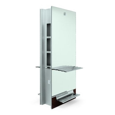Back-to-back hairdressing unit for modern beauty salons