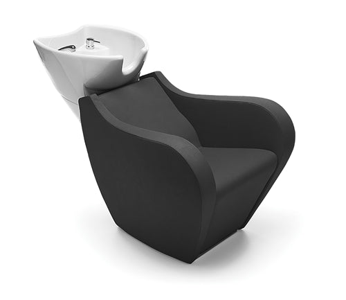 Celebrity Anniversary E Black Vinyl Shampoo Station by Gamma & Bross Spa