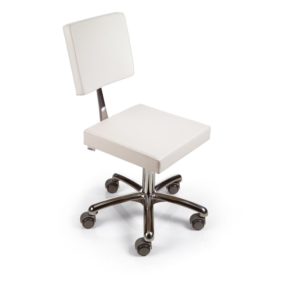 Adjustable pedicure technician chair with wheels – Oneida Stream by Gamma Bross