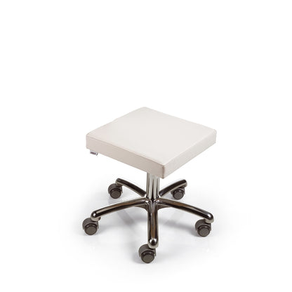 Luxury spa pedicure stool with ergonomic support and swivel base
